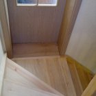 schodiště 2 x lomené levé bez podstupnic,borovice